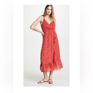 Madewell Ruffle Strap Wrap Dress